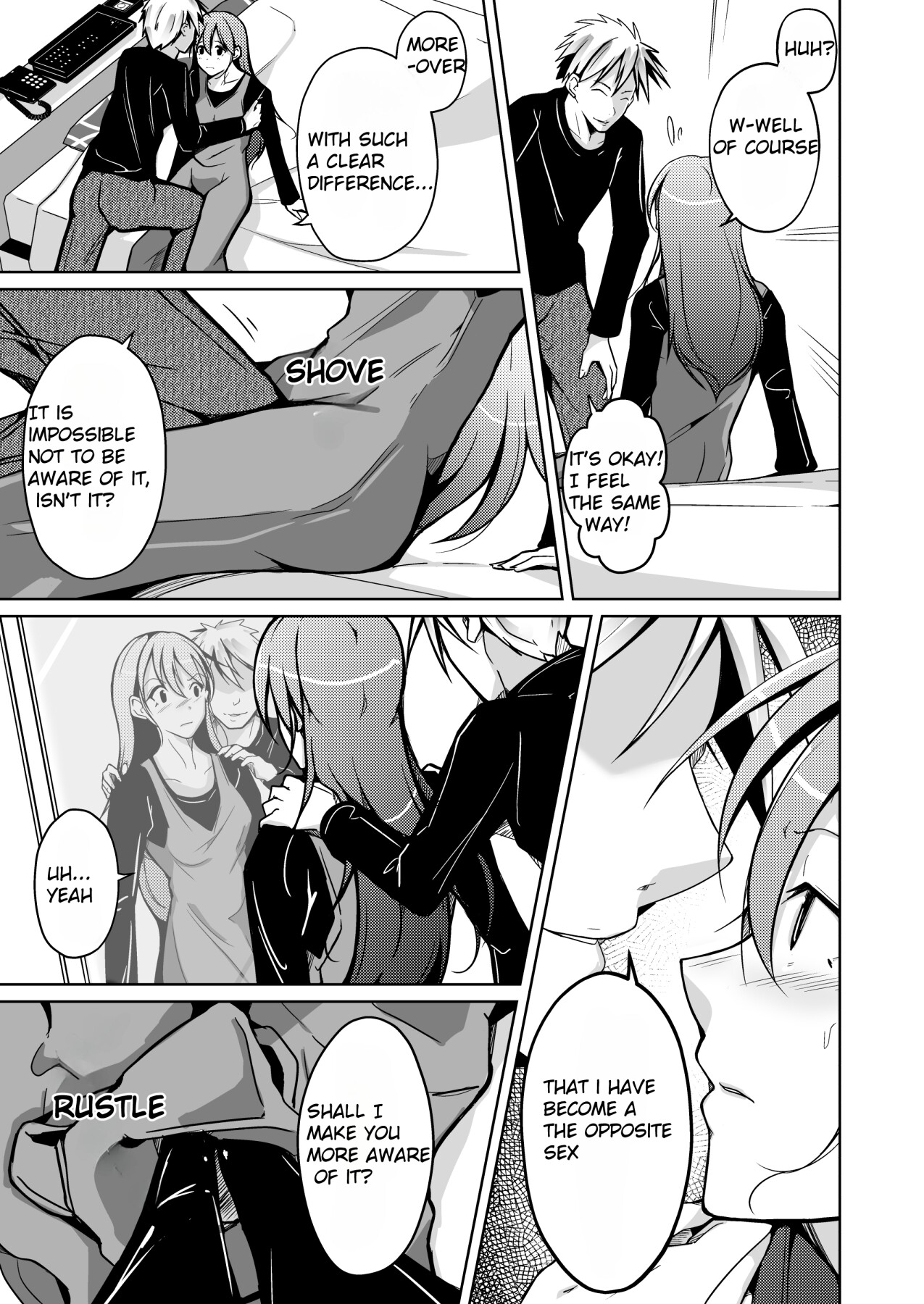 Hentai Manga Comic-Him and Her Captivated by the body of the opposite sex-Read-16